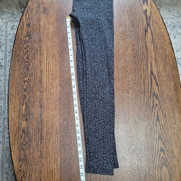 George Animal Print Cheetah Leopard Print Footless Leggings Size Women's S/M - Picture 7 of 8